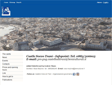 Tablet Screenshot of castelloditrani.beniculturali.it