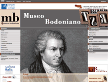 Tablet Screenshot of museobodoni.beniculturali.it