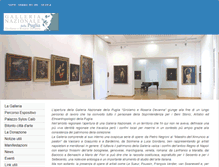 Tablet Screenshot of gallerianazionalepuglia.beniculturali.it