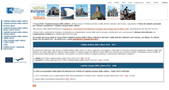 Desktop Screenshot of capitalicultura.beniculturali.it