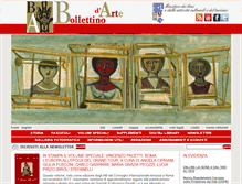 Tablet Screenshot of bollettinodarte.beniculturali.it