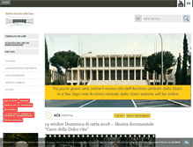 Tablet Screenshot of acs.beniculturali.it