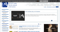 Desktop Screenshot of beniculturali.it