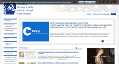 Desktop Screenshot of beniculturali.gov.it