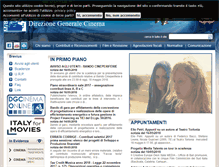 Tablet Screenshot of cinema.beniculturali.it