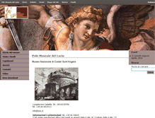 Tablet Screenshot of castelsantangelo.beniculturali.it